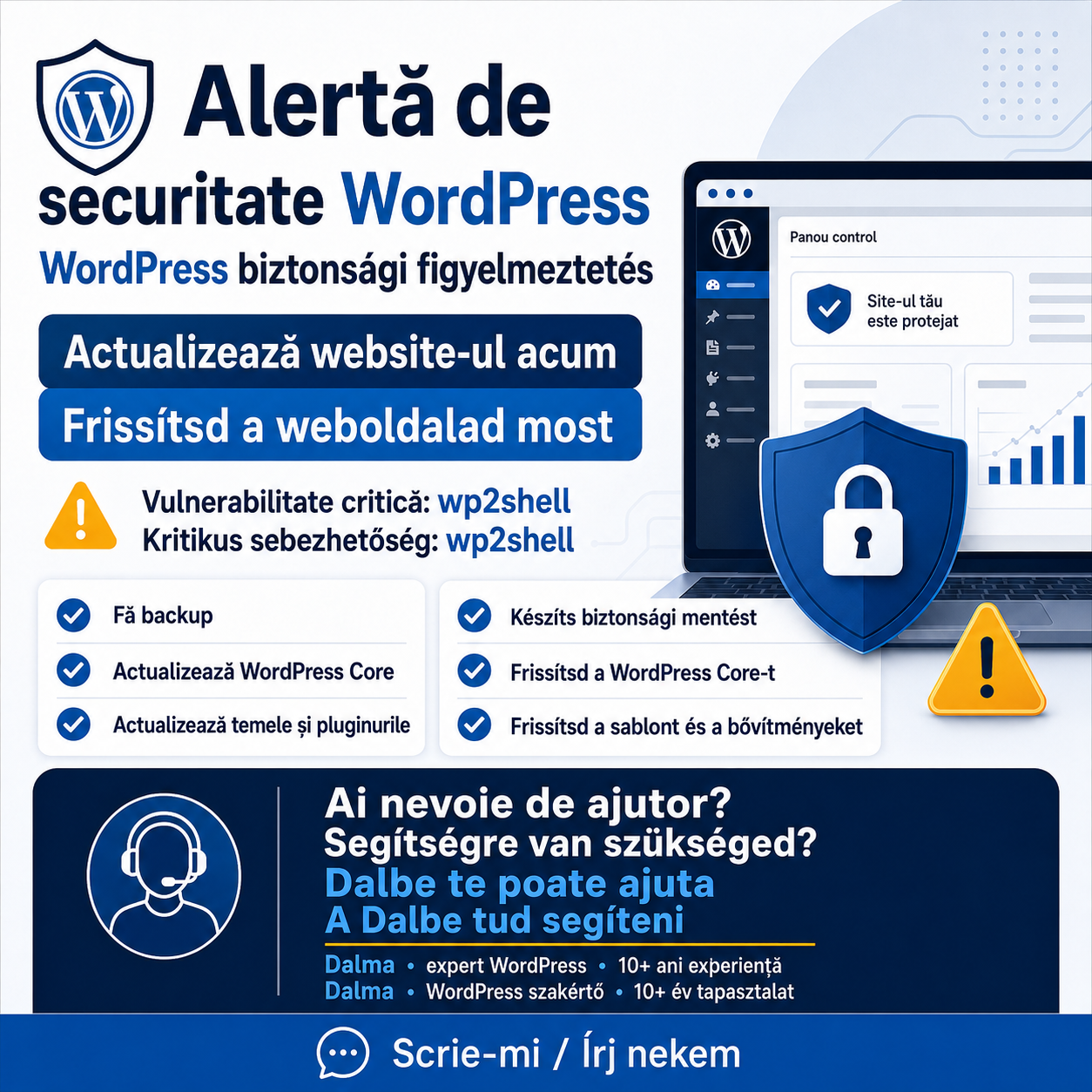 Do you have a WordPress website? Check and update it today.