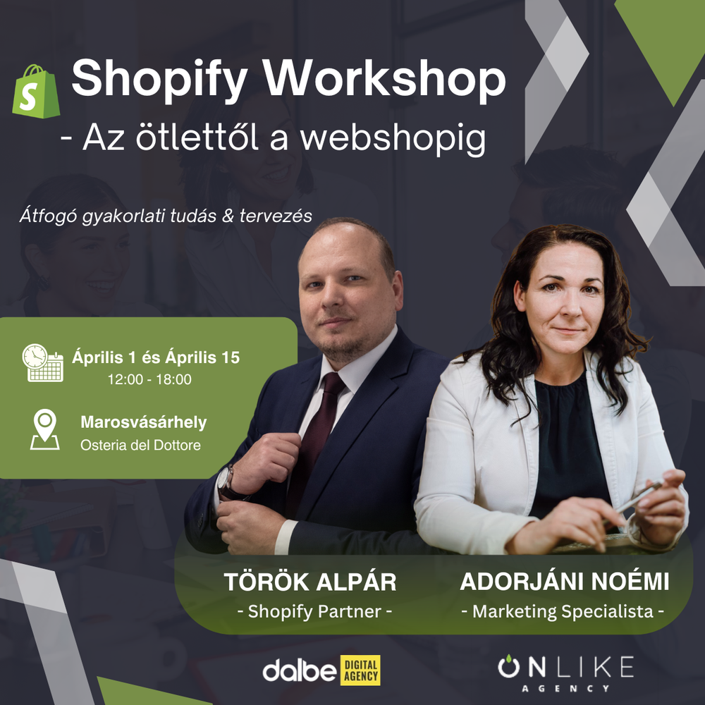 E-kereskedelmi Workshop: Az ötlettől a webshopig - Marosvásárhely
